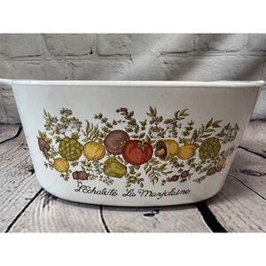 Vintage Corning Ware Spice of Life Casserole Dish 5 A-3-B 3Qt "No Lid"